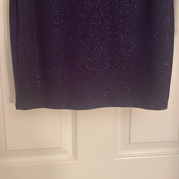 Lucy in the Sky medium navy long sleeve mini dress - Picture 6 of 9